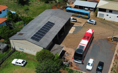 Projeto de painéis solares para Francisco Bigosinski em Cruz Machado – PR