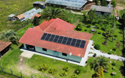 Projeto de painéis solares para Rafael Chiodi em Mafra – SC