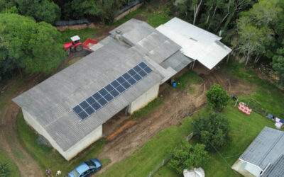 Projeto de painéis solares para Joel Altmann em Mafra – SC